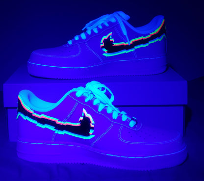 Air Force 1 Glitch Neon