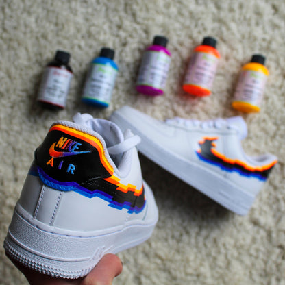 Air Force 1 Glitch Neon