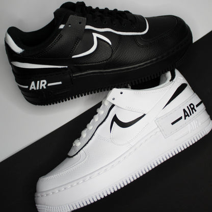 Air Force 1 Black White Shadow