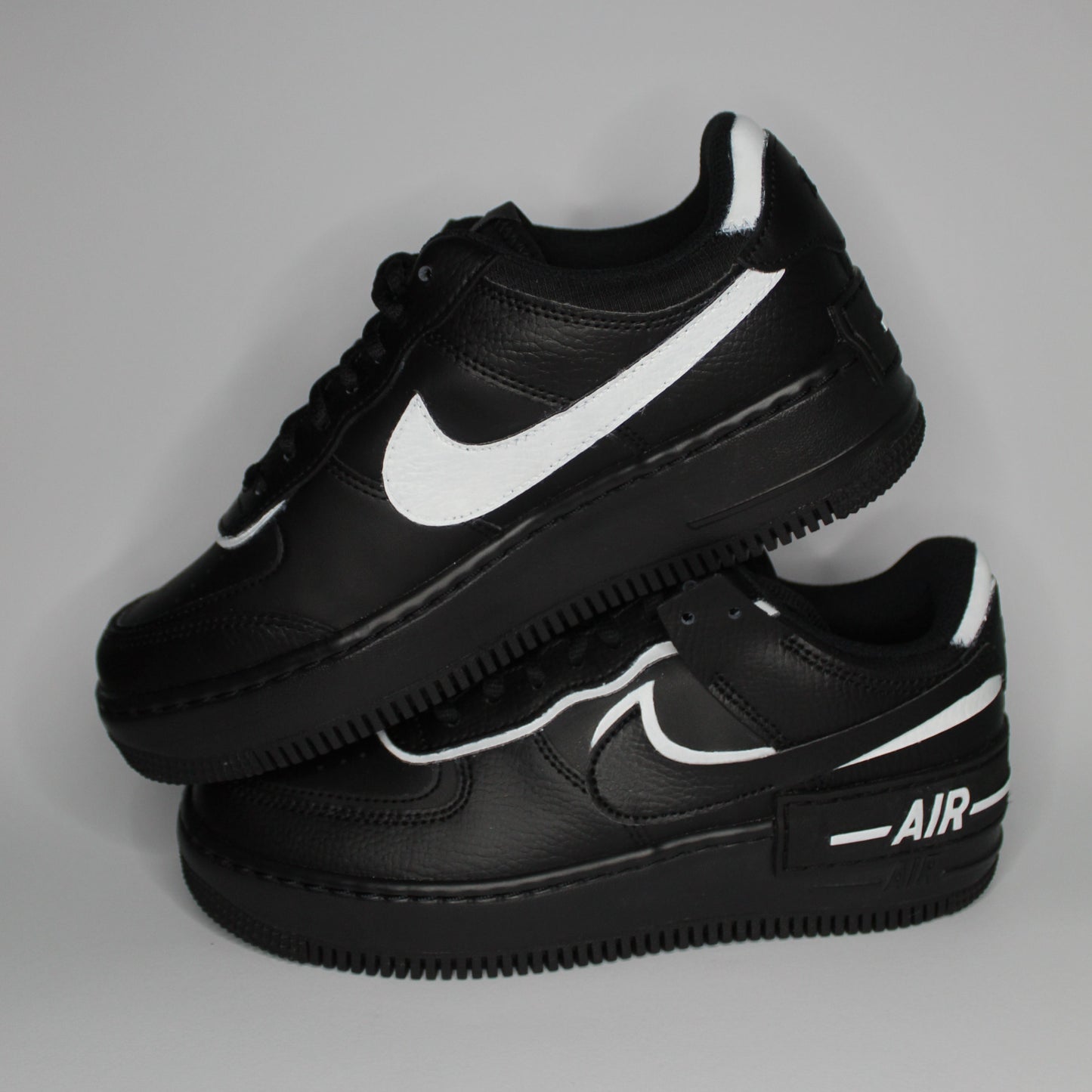 Air Force 1 Black White Shadow