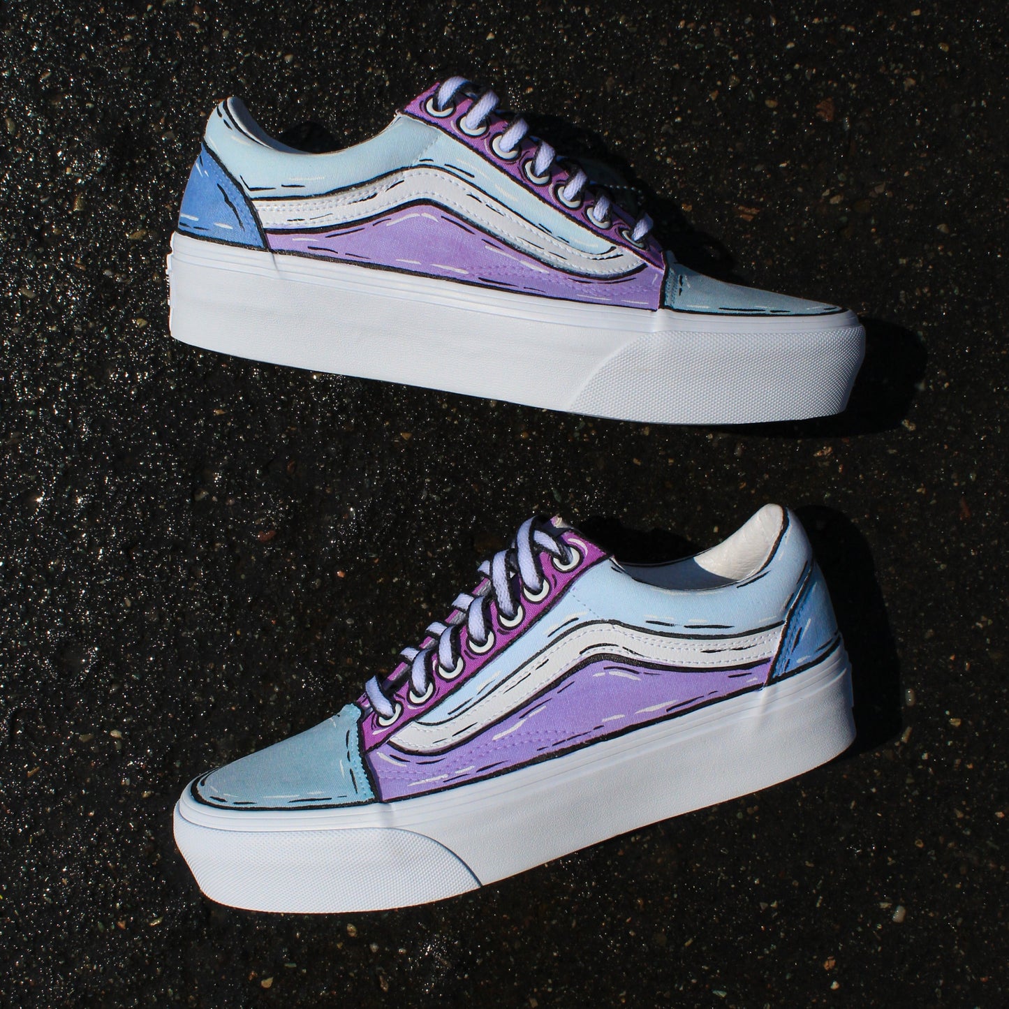 Vans Old Skool Cartoon - Sunlight Reactive