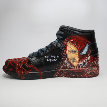 Jordan 1 Mid Carnage Venom