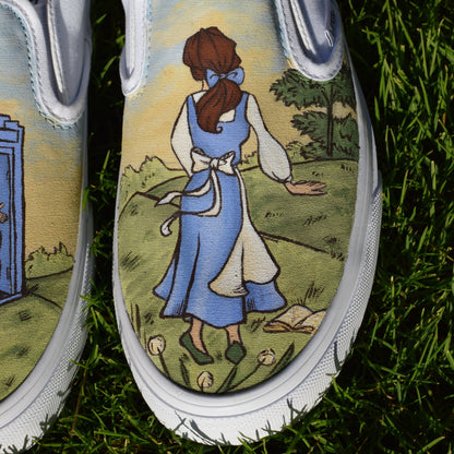 Vans Slip on Belle and Doctor Who