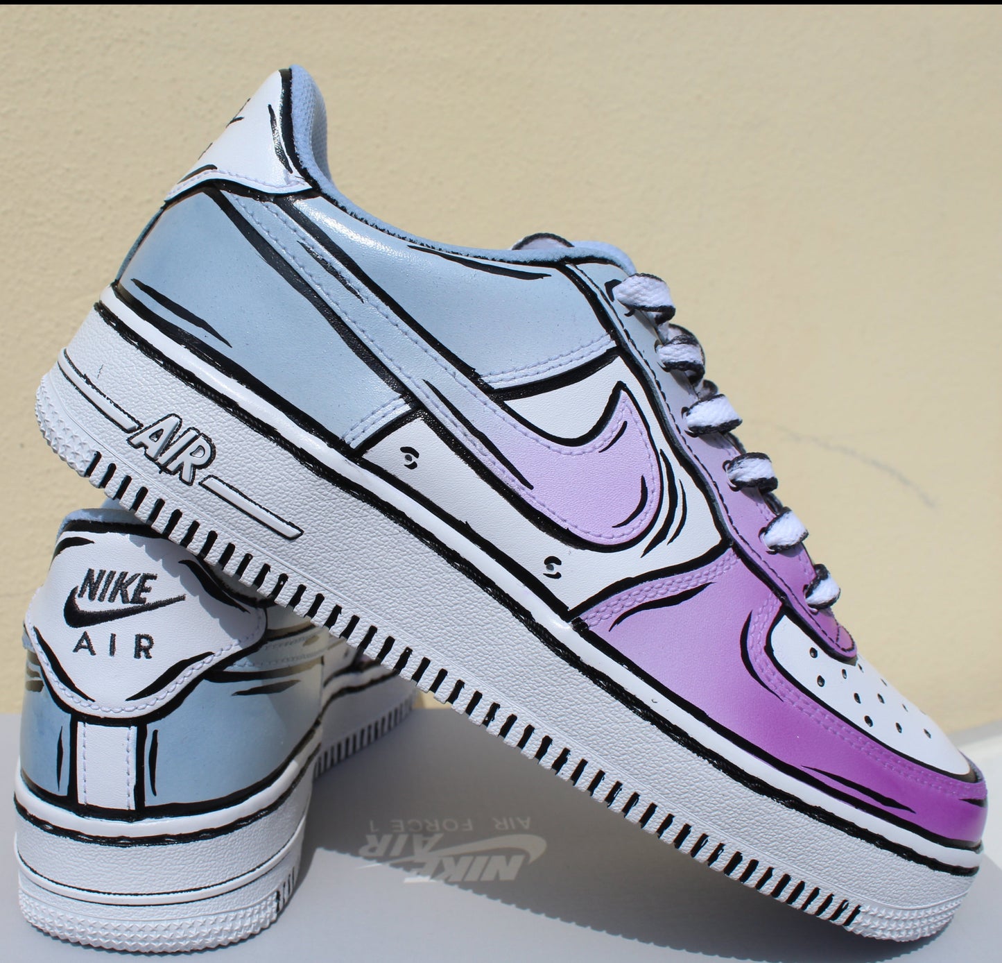 Air Force 1 Cartoon Gradient - Sunlight Reactive