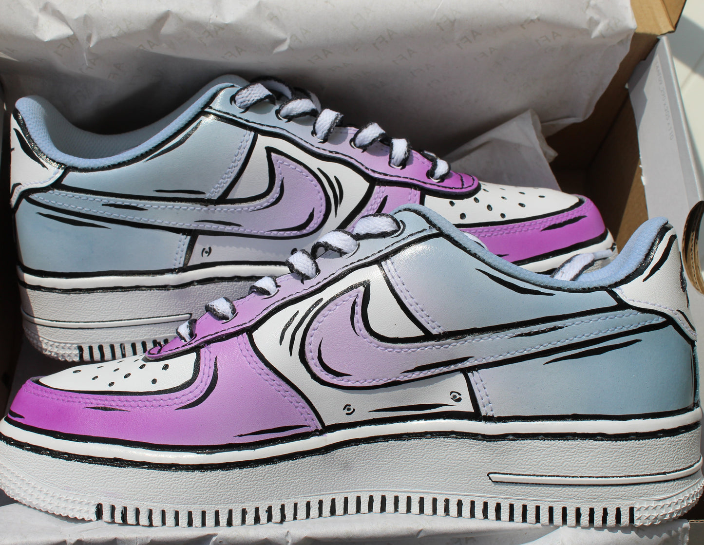 Air Force 1 Cartoon Gradient - Sunlight Reactive