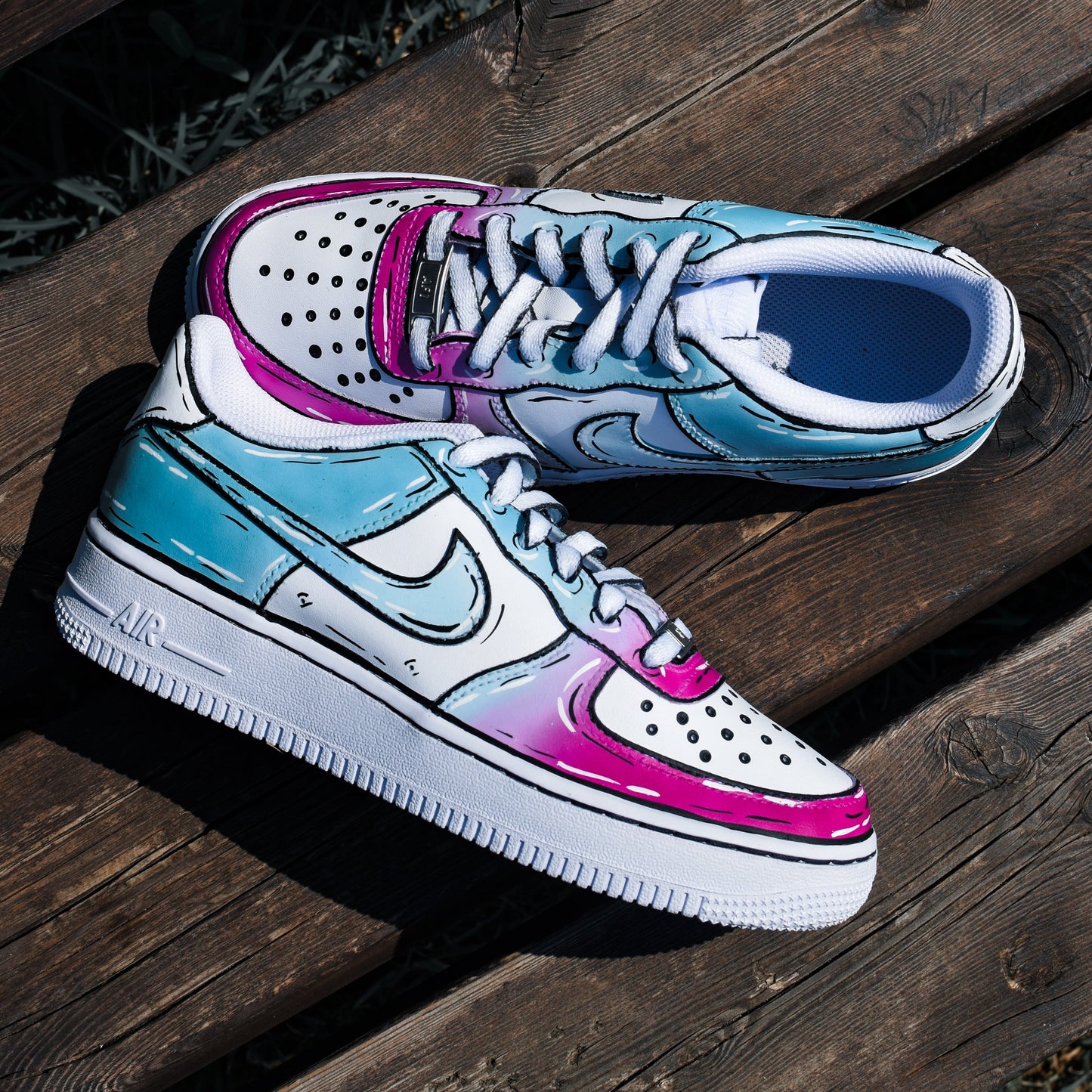 Air Force 1 Cartoon Gradient - Sunlight Reactive