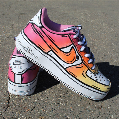 Air Force 1 Cartoon Gradient - Sunlight Reactive