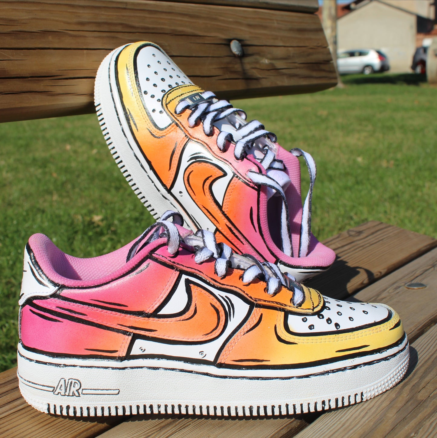 Air Force 1 Cartoon Gradient - Sunlight Reactive