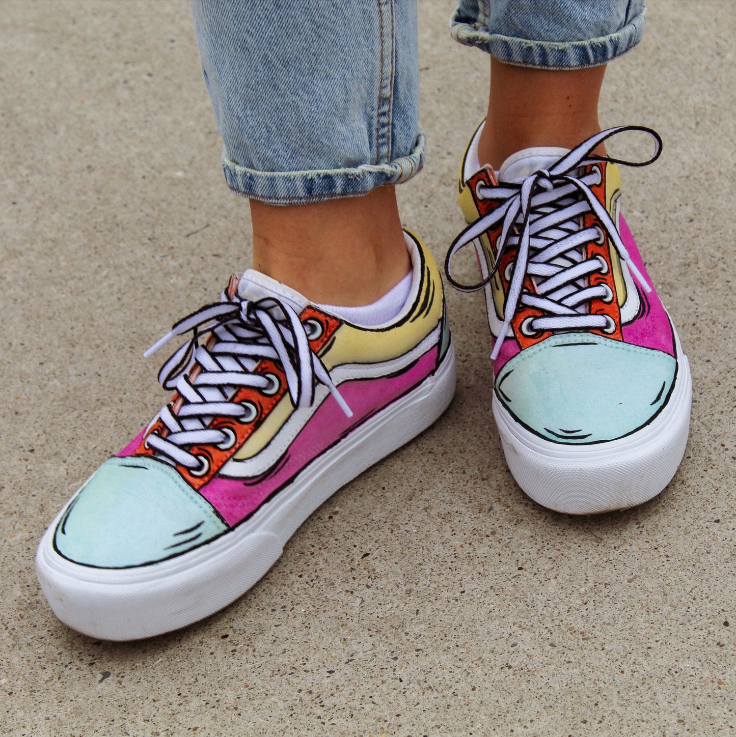 Vans Old Skool Cartoon - Sunlight Reactive