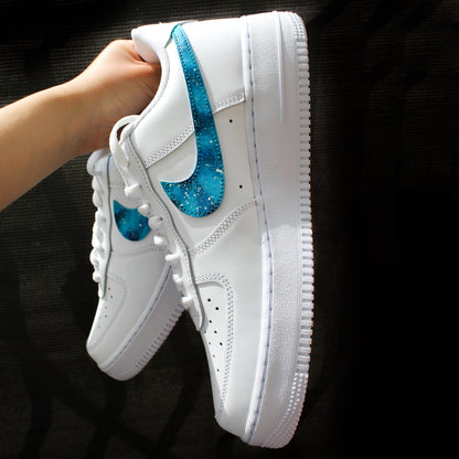 Air Force 1 Blue Galaxy