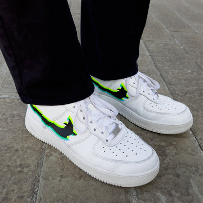 Air Force 1 Glitch Neon