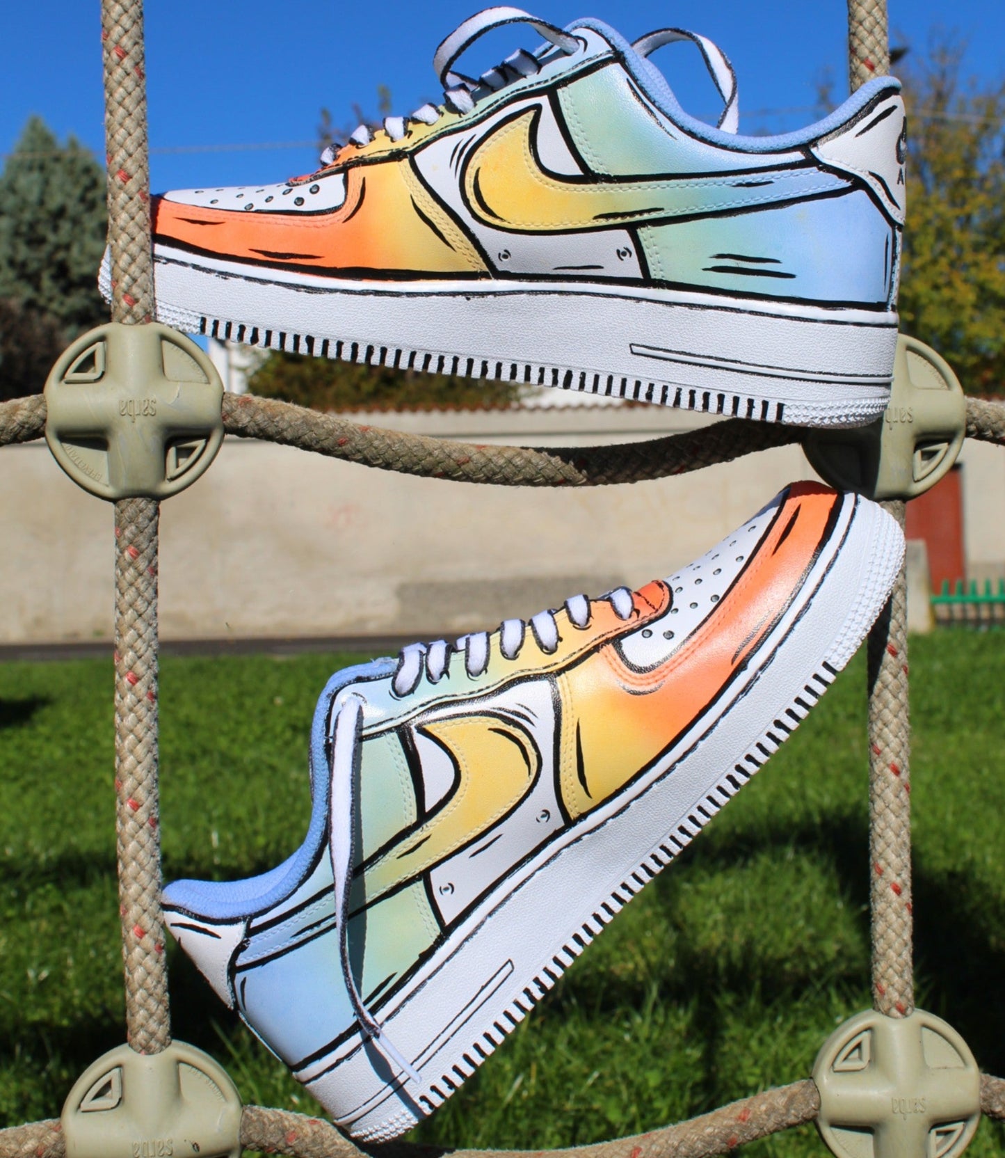 Air Force 1 Cartoon Gradient - Sunlight Reactive